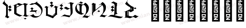 IdeaFonts 苍穹提字体转换